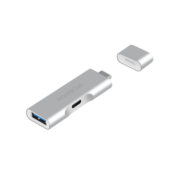 mbeat AttachÂ© Duo Type-C To USB 3.1 Adapter With Type-C Port - Support USB 3.1/3.0/2.0/1.1 devices