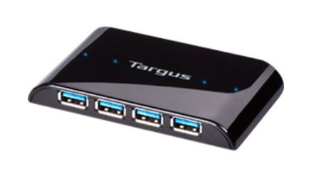 Targus SuperSpeedâ¢ 4 Port USB3.0 Hub with Transfer Rate of 615MB/Sec