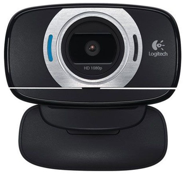 Logitech C615 8MP Webcam Autofocus/1080p/Pan/Tilt/Zoom Fold-and-Go Design, 360-Degree Swivel