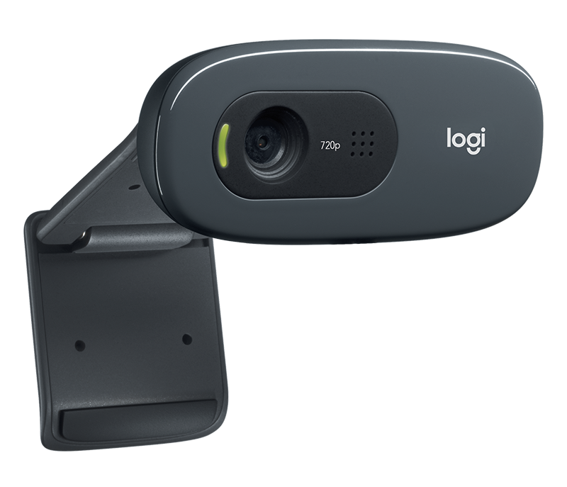 Logitech C270 3MP HD Webcam 720p/Built in Mic/Light Correc/IM compatibility