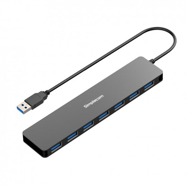 Simplecom CH372 Ultra Slim Aluminium 7 Port USB 3.0 Hub