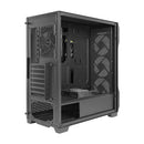 Antec DF600 FLUX High Airflow, ATX, Tempered Glass with 3x ARGB Fants in Front, 1x Rear, 1x PSU Shell