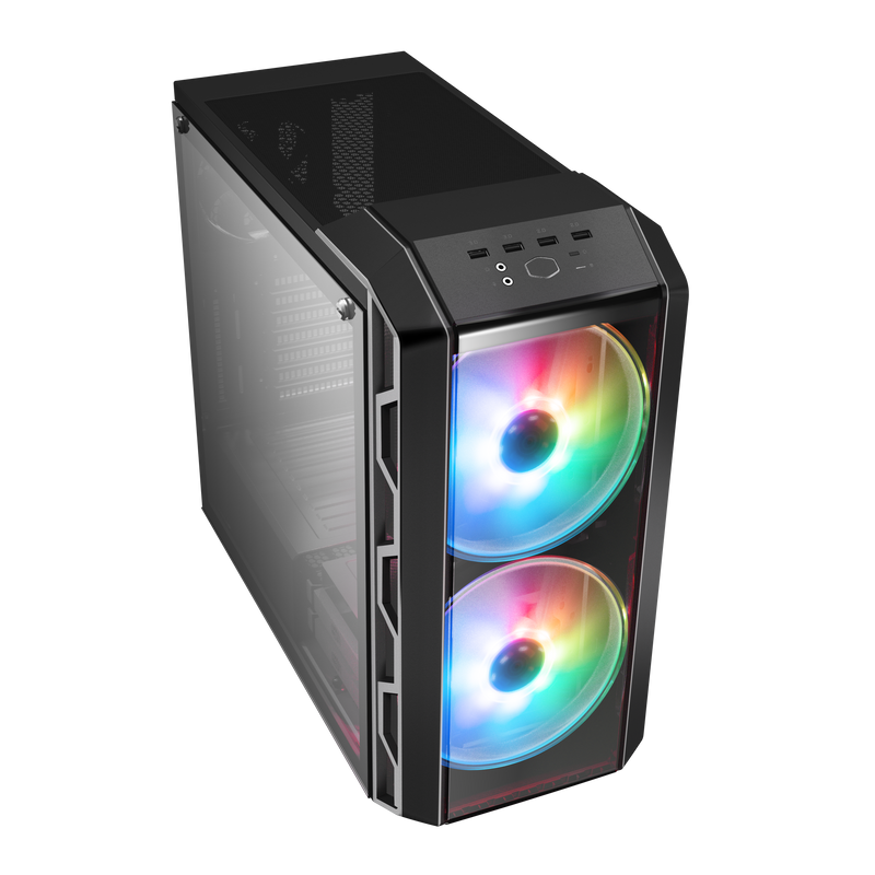MasterCase H500 A.RGB, Tempered Glass Gmaing Case
