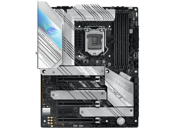 ASUS ROG STRIX Z590-A GAMING WIFI Intel Z590 LGA 1200 ATX motherboard with PCIe 4.0, AI Overclocking, WiFi 6 (802.11ax), Intel® 2.5 Gb Ethernet, RGB