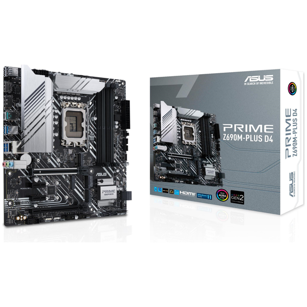 ASUS Prime Z690M-PLUS DDR4 LGA1700 mATX Desktop Motherboard