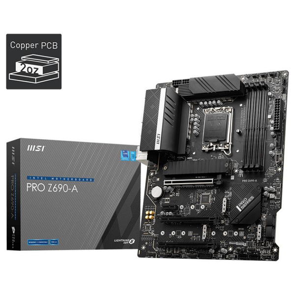 MSI Z690-A PRO Intel LGA 1700 ATX Motherboard,4x DDR5