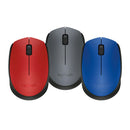 Logitech M170 Wireless Mouse Grey/Blue/Red
