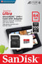 SanDisk 64GB Ultra microSDXC A1 UHS-I/U1 Class 10 Memory Card with Adapter