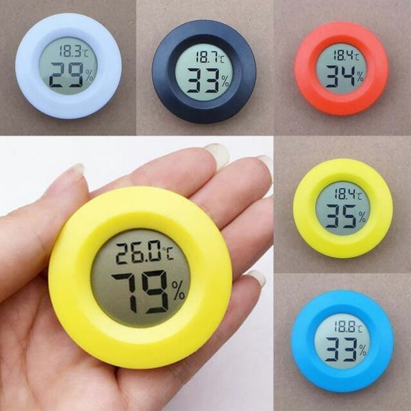 Digital Meter LCD Temperature Humidity Hygrometer Vivarium Reptile Thermometer