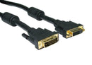 DVI to DVI (Male to Female) 1M Extension Cable - Black