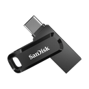 SanDisk 128GB Ultra Dual Drive Go 2-in-1 USB-C & USB-A Flash Drive Memory Stick 150MB/s USB3.1 Type-C Swivel for Android Smartphones Tablets Macs PCs