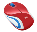 Logitech M187 Wireless Mouse Black/White/Red